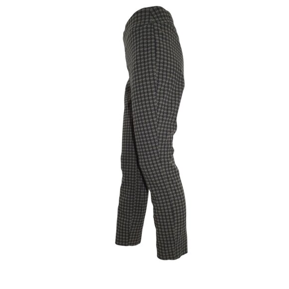 PREMISE Studio Houndstooth Black Gray Pants Dark Academia Officecore Chic Size M - Picture 5 of 11